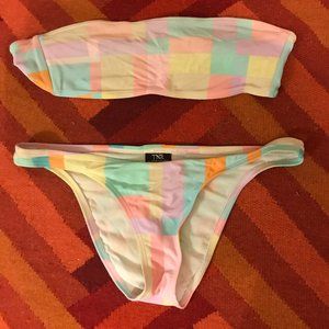 Vintage TNA by Lisa Lozano Bikini in Pastel Colors